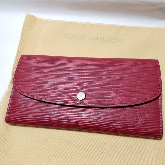 Christmas SALE Auth. Great Condition Louis Vuitton Emilie Fuschia Long Wallet - Picture 2 of 10